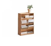 AFGFGHES Estantería para Libros Estantería pequeña de Madera Maciza Junto a la Mesa, estantería de Almacenamiento, gabinete de Almacenamiento, estantería pequeña de pie Estantes De Almacenamiento
