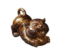 AFGFGHES Mascotas De Té Pequeños Adornos de Tigre Bonitos for Mascotas de té for atraer Riqueza y Accesorios creativos de té Que cambian de Color a Alta Temperatura Figuras(A)