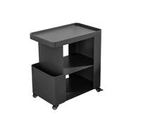 AFGFGHES Mesa auxiliar de sofá para sala de estar, mesa auxiliar de hierro simple con carrito móvil, estante de almacenamiento de aperitivos, mesa auxiliar para sala de estar