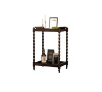 AFGFGHES Mesa auxiliar de sofá retro, mesa auxiliar cuadrada de madera maciza, mesa de centro movible, para sala de estar, mesita de noche, mesa auxiliar para sala de estar