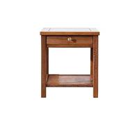 AFGFGHES Mesa Auxiliar para Sofá Mesa Cuadrada pequeña de Madera de Estilo Chino, Mesa de Centro pequeña for Sala de Estar, Mesa Auxiliar de sofá de Madera Mesa Auxiliar para Sala De Estar