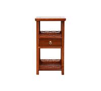 AFGFGHES Mesa Auxiliar para Sofá Mesa de té pequeña de Estilo Chino de Madera, Mesa Auxiliar for sofá de Sala de Estar, Mesa Auxiliar pequeña de Esquina Simple Mesa Auxiliar para Sala De Estar