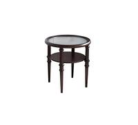 AFGFGHES Mesa auxiliar redonda de madera para el hogar, sala de estar, mesa auxiliar, armario, mesa auxiliar, mesa auxiliar