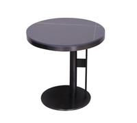 AFGFGHES Mesa de centro pequeña, mesa auxiliar de mesa de roca nórdica, mesa redonda, mesa de centro pequeña, mesa de sofá, mesa de sala de estar, mesa de noche simple