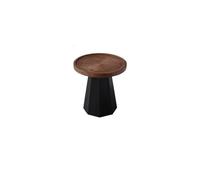 AFGFGHES Mesa de centro pequeña, mesa de café para el hogar, departamento pequeño, mesa de té de madera maciza, mesa auxiliar creativa de madera de pino para sala de estar