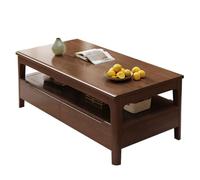 AFGFGHES Mesa De Centro Pequeña Mesa de Centro nórdica for Sala de Estar, apartamento pequeño, Armario de té Sencillo for el hogar, Placa de Roca de Doble Capa con cajón Mesas De Salón