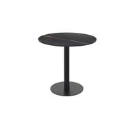 AFGFGHES Mesa de centro pequeña pintada en hierro negro con patas para sofá, mesa auxiliar, mesa de café, sala de estar, dormitorio, balcón, estudio, sala de estar