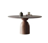 AFGFGHES Mesa De Comedor Mesa de Comedor de Estilo nórdico Simple con Placa de Roca, Mesa de Comedor Redonda for el hogar, Mesa de Comedor Redonda for recepción en la Sala de Estar Mesa De Cocina