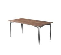 AFGFGHES Mesa De Comedor Mesa De Comedor De Madera Maciza De Nogal Negro, Sencilla Y Moderna, Escritorio De Estudio For El Hogar, Escritorio De Escritura Mesa De Cocina