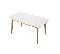 AFGFGHES Mesa De Comedor Mesa De Comedor De Pizarra De Madera Maciza, Mesa De Comedor Rectangular Sencilla Y Moderna, Mesa De Comedor De Estilo Crema Mesa De Cocina