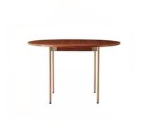 AFGFGHES Mesa De Comedor Mesa De Comedor Plegable Retro De Madera Maciza For El Hogar, Mesa De Comedor Sencilla De Estilo Pequeño For Apartamento De Mediados De Siglo Mesa De Cocina