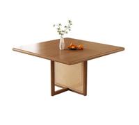 AFGFGHES Mesa De Comedor Mesa De Negociación De Mesa Cuadrada For Restaurante, Mesa De Comedor De Madera Maciza Sencilla For El Hogar Mesa De Cocina