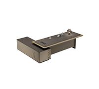 AFGFGHES Mesa De Oficina Escritorio de Oficina de liderazgo Pintado Boss, Escritorio Moderno for Presidente y Gerente, Escritorio Grande Escritorio con Almacenamiento(2.2m)