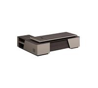 AFGFGHES Mesa De Oficina Escritorio del Jefe, Presidente, Gerente, Supervisor, Muebles de Oficina Modernos Escritorio con Almacenamiento
