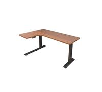 AFGFGHES Mesa De Oficina Mesa elevadora eléctrica de Esquina de Madera Maciza, Escritorio de Estudio for Oficina en casa, Banco de Trabajo en Forma de L Escritorio con Almacenamiento(160cm)