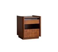 AFGFGHES Mesitas De Noche Consola de Cama Vintage Madera 44x42x51cm, Mueble Almacenaje Moderno para Dormitorio Área de Estar Balcón Hotel Muebles De Dormitorio