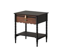 AFGFGHES Mesitas De Noche Mesa Auxiliar For Sala De Estar, Sofá, Mesita De Noche De Madera Maciza, Totalmente De Madera Maciza Muebles De Dormitorio