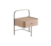 AFGFGHES Mesitas De Noche Mesita De Noche Minimalista De Acero Inoxidable For Dormitorio, Mesita De Noche Creativa Moderna De Madera Maciza Muebles De Dormitorio