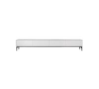 AFGFGHES Mueble De TV 220cm Consola Moderna Blanca para Salón, Centro de Entretenimiento de Patas Altas para Hogar, Mueble Almacenaje Apto para Hoteles Consolas De TV para Sala De Estar