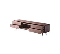 AFGFGHES Mueble De TV Mesa de Centro de Almacenamiento Moderna de Madera Maciza de Nogal de 200 x 40 x 50 cm, Centro de Entretenimiento japonés, Muebles Sencillos Consolas De TV para Sala De Estar