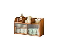 AFGFGHES Mueble para Licores Aparador for Vino, Vitrina Minimalista Moderna, Estante pequeño for Vino for el hogar, Estante de Pared for Sala de Estar Armario De Almacenamiento(L67cm)