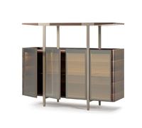 AFGFGHES Mueble para Licores Inicio Sala de Estar Vinoteca, Comedor, Vitrina Auxiliar, Vitrina Decorativa, Vitrina de Cristal Armario De Almacenamiento(B)