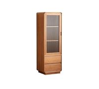 AFGFGHES Mueble para Licores Mueble de Almacenaje de Madera de Cerezo Maciza para Hogar, Vitrina de Exhibición Decorativa de Salón para Dormitorio Oficina Armario De Almacenamiento