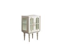 AFGFGHES Mueble para Licores Muebles de Cocina de Madera del gabinete de Almacenamiento del gabinete del Vino de la Sala de Estar de la Puerta Doble de Cristal Armario De Almacenamiento