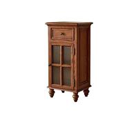 AFGFGHES Mueble para Licores Vitrina de Madera Retro for Vino, Vitrina for Vino Tinto, Apta for Bar y cafetería Armario De Almacenamiento