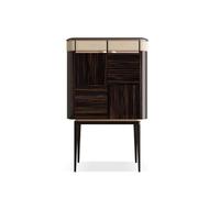 AFGFGHES Mueble para Licores Vitrina Decorativa de Vidrio Templado for el hogar, Vitrina Alta for Sala de Estar y Comedor, Vitrina for vinos Armario De Almacenamiento(A)