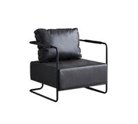 AFGFGHES Sofá Pequeño Sala De Estar, Balcón, Sofá Pequeño De Ocio, Silla Individual De Estilo Industrial De Hierro For El Hogar Simple Sofás para Sala De Estar(C)