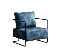 AFGFGHES Sofá Pequeño Sala De Estar, Balcón, Sofá Pequeño De Ocio, Silla Individual De Estilo Industrial De Hierro For El Hogar Simple Sofás para Sala De Estar(B)