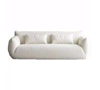 AFGFGHES Sofá pequeño salón creativo estilo crema sofá pequeño apartamento esquina sala de estar simple sofá recto sofás para sala de estar