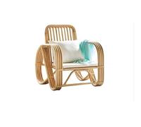 AFGFGHES Sofá Pequeño Sillón reclinable de ratán, pequeño sofá, Mecedora for balcón, Sala de Estar, sillón reclinable for la Siesta Sofás para Sala De Estar