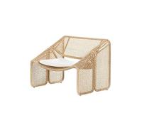 AFGFGHES Sofá Pequeño Sofá de ratán for Exteriores, sillón, Patio, Exterior, balcón, sofá pequeño, Mesa de Centro, Muebles Sofás para Sala De Estar