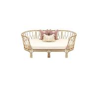 AFGFGHES Sofá Pequeño Sofá de ratán Sofá Cama nórdico Sillón for el hogar Balcón Sillón de Ocio Sofás para Sala De Estar