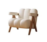 AFGFGHES Sofá Pequeño Sofá Individual Estilo Crema For Sala De Estar, Sillón Pequeño Minimalista De Ocio For Balcón Sofás para Sala De Estar