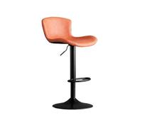 AFGFGHES Taburete (60-80 cm) Taburete de Bar Moderno y Sencillo con elevación a la Moda, Taburete Alto for el hogar, Respaldo de Lujo Ligero, Silla giratoria de Hierro Taburete Alto(E)