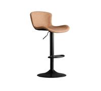 AFGFGHES Taburete (60-80 cm) Taburete de Bar Moderno y Sencillo con elevación a la Moda, Taburete Alto for el hogar, Respaldo de Lujo Ligero, Silla giratoria de Hierro Taburete Alto(D)