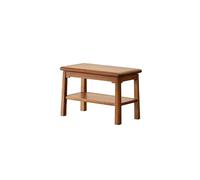 AFGFGHES Taburete De Entrada Banco de Zapatos de Entrada de Madera, Puerta, Zapatero Multicapa for el hogar, Sala de Estar, Porche, Banco de Zapatos Taburete para Cambiar Zapatos(A-60x32x40cm)