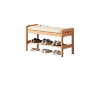 AFGFGHES Taburete de entrada de madera maciza para cambiar zapatos, para puerta del hogar, taburete largo y suave, para la entrada del hogar, zapatero, para puerta, banco de zapatos, taburete para