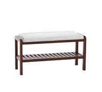 AFGFGHES Taburete de entrada de madera maciza para cambiar zapatos, taburete para el hogar, pequeño apartamento, zapatero estrecho, para entrada, porche, puede sentarse, taburete de varias capas para