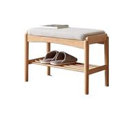AFGFGHES Taburete de entrada de madera maciza para cambiar zapatos, taburete para la entrada del hogar, taburete de cojín suave, pequeño para la entrada del hogar, estante para cambiar zapatos