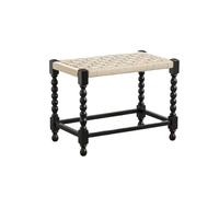 AFGFGHES Taburete De Entrada Taburete Nórdico Creativo Medieval De Madera Maciza con Cuerda For Cambiar Zapatos, Reposapiés Sencillo For El Hogar Y La Sala De Estar Taburete para Cambiar Zapatos(B)