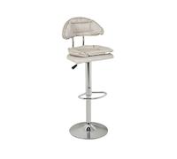 AFGFGHES Taburete Silla Alta Ligera de Lujo con Respaldo for el hogar, Moderna y Creativa, con Paquete Suave, Silla elevadora, Silla giratoria Sencilla Taburete Alto(B)