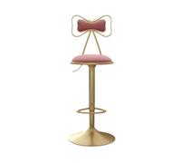 AFGFGHES Taburete Silla De Barra Giratoria De Elevación Nórdica Creativa, Silla Alta con Respaldo Frontal Simple Taburete Alto