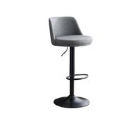 AFGFGHES Taburete Silla de Cocina Moderna, Ligera, de Lujo, for el hogar, con Respaldo Giratorio y elevación de 60-80 cm, Taburete de Bar, Silla Alta de Hierro Taburete Alto(C)