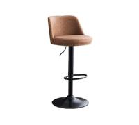 AFGFGHES Taburete Silla de Cocina Moderna, Ligera, de Lujo, for el hogar, con Respaldo Giratorio y elevación de 60-80 cm, Taburete de Bar, Silla Alta de Hierro Taburete Alto(B)