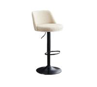 AFGFGHES Taburete Silla de Cocina Moderna, Ligera, de Lujo, for el hogar, con Respaldo Giratorio y elevación de 60-80 cm, Taburete de Bar, Silla Alta de Hierro Taburete Alto(D)