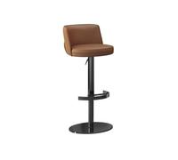 AFGFGHES Taburete Taburete de Bar Moderno y Sencillo de Acero Inoxidable, Silla Alta for el hogar Que se Puede Levantar (56-82 cm), Silla de Bar giratoria Taburete Alto(A)